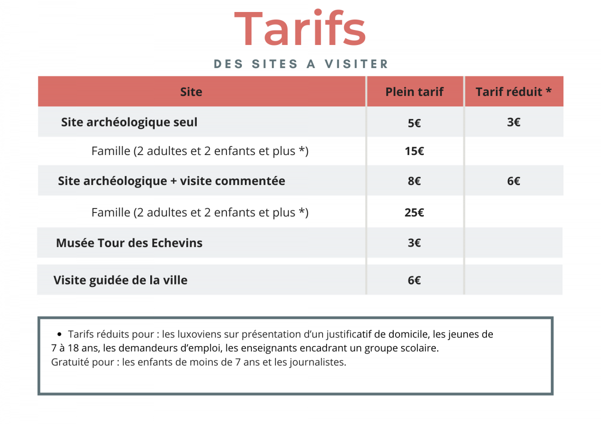 tarif ecclesia luxeuil