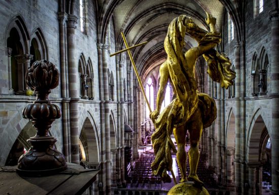 Visite de la basilique St-Pierre St-Paul et atelier construction