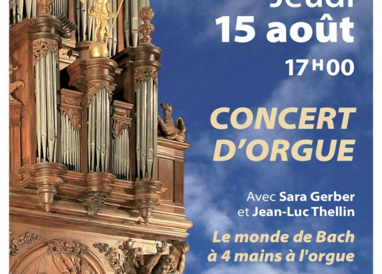 Concert d’orgue à 4 mains et 4 pieds